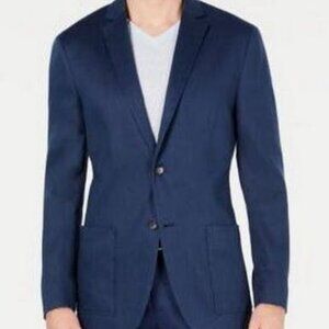 Alfani Mens Herringbone Stretch Linen Blazer, Choose Sz/Color